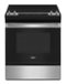 Whirlpool - 4.8 Cu. Ft. Electric Range - Stainless Steel-Front_Standard