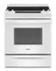 Front. Whirlpool - 4.8 Cu. Ft. Electric Range - White.