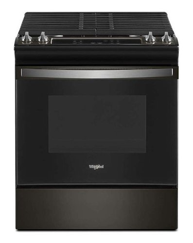 

Whirlpool - 5.0 Cu. Ft. Gas Range with Frozen Bake Technology - Black Stainless Steel