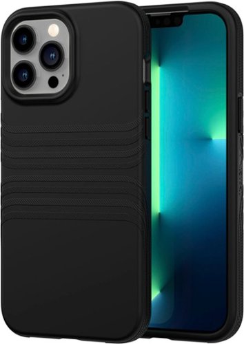 Tech21 EvoTactile Hard Shell Case for Apple iPhone 13 Pro Max & iPhone 12 Pro Max - Black WORLDWIDE DELIVERY