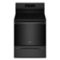 Whirlpool - 5.3 Cu. Ft. Freestanding Electric Convection Range with Air Fry - Black-Front_Standard