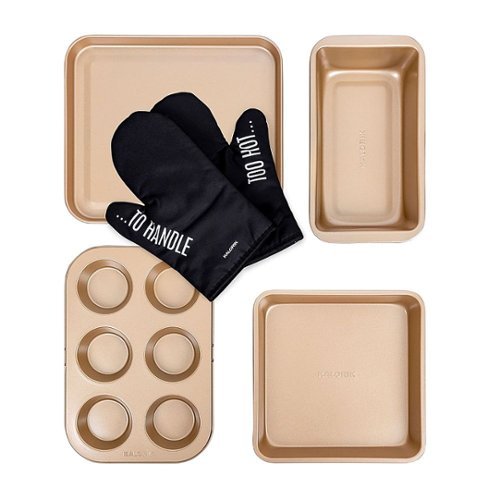 Kalorik - MAXX “Bake it ‘Til You Make it” 6-Piece Baking Set - Bronze