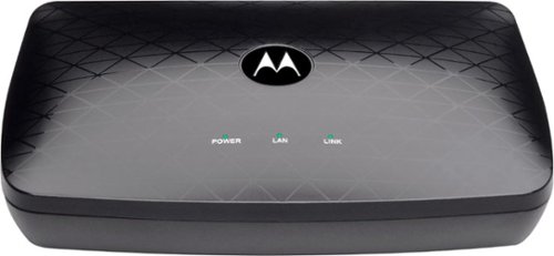 Motorola - MM1025 MoCA Adapter for Ethernet - Black