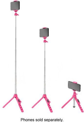 Bower 6-in-1 Professional 36 Tripod - Pink WORLDWIDE DELIVERY