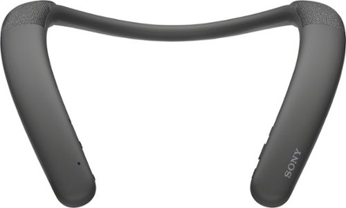  Sony - Bluetooth Wireless Neckband Speaker - Charcoal Gray