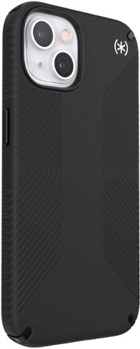 Speck - Presidio2 Grip Hard Shell Case for iPhone 13 - Black-Alt_View_Standard_13 