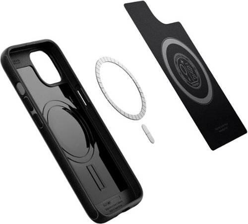 Spigen - Core Armor Hard Shell Case with MagSafe for Apple iPhone 13 - Black-Alt_View_Standard_14 