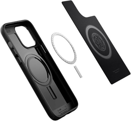 Spigen - Core Armor Hard Shell Case with MagSafe Apple iPhone 13 Pro Max & iPhone 12 Pro Max - Black-Alt_View_Standard_15 