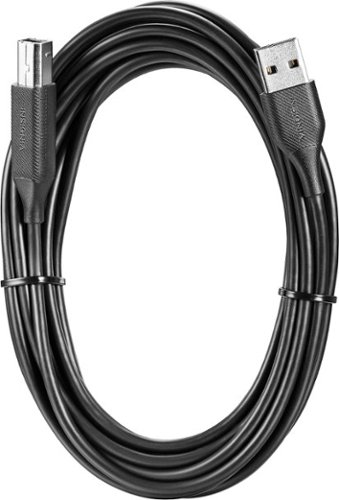 Insignia™ 10' USB to USB-B Printer Cable - Black WORLDWIDE DELIVERY