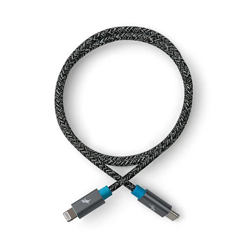 Nimble Eco-Friendly PowerKnit USB-C to Lightning Cable, 3 Meter - Space Gray GLOBAL SHIPPING