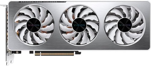 GIGABYTE - NVIDIA GeForce RTX 3060 Ti VISION OC 8GB (rev2.0) GDDR6 PCI Express 4.0 Graphics Card - White