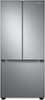 Samsung - 22 cu. ft. 3-Door French Door Smart Refrigerator with All-Around Cooling - Fingerprint Resistant Stainless Steel-Front_Standard