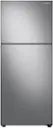 Front. Samsung - 15.6 cu. ft. Top Freezer Refrigerator with All-Around Cooling - Stainless Steel.