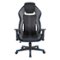 OSP Home Furnishings - BOA II Gaming Chair in Bonded Leather with Accents - Black and Blue-Front_Standard