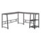 OSP Home Furnishings - Frame Works Desk - Gray-Front_Standard