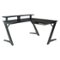 OSP Home Furnishings - Avatar Battlestation L-Shape Gaming Desk with Carbon Top and Matte Legs - Black-Angle_Standard