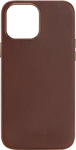 Platinum™ - Horween Leather Case for iPhone 13 Pro Max and iPhone 12 Pro Max - Bourbon