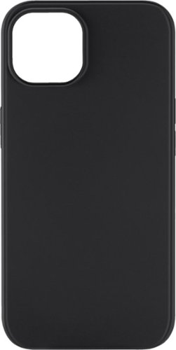 Best Buy essentials™ - Liquid Silicone Case for iPhone 13 - Black