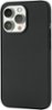 Best Buy essentials™ - Liquid Silicone Case for iPhone 13 Pro - Black-Front_Standard
