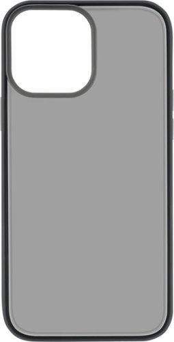 Insignia™ - Hard Shell Case for iPhone 13 Pro Max and iPhone 12 Pro Max - Semi-Clear Black