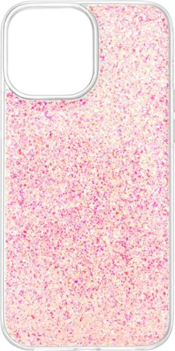 Insignia™ - Hard Shell Case for iPhone 13 Pro Max and iPhone 12 Pro Max - Intense Glitter