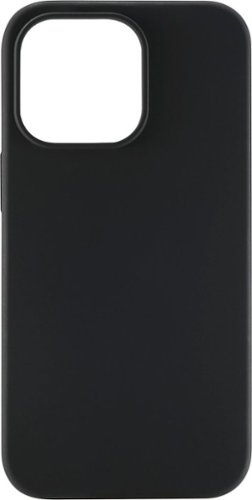 Best Buy essentials™ - Liquid Silicone Case with MagSafe for iPhone 13 Pro - Black