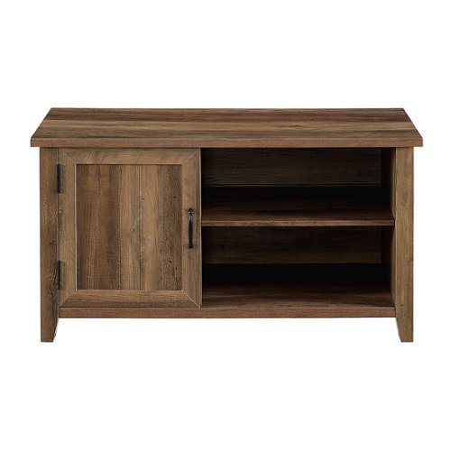 Walker Edison - 44” Modern Farmhouse TV Stand for TVs up to 50” - Rustic Oak