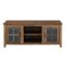 Walker Edison - 58” Farmhouse 2 Door TV Stand for TVs up to 65” - Rustic Oak-Front_Standard