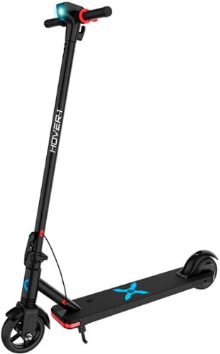 Hover-1 – Highlander Foldable Electric Scooter w/9 mi Max Operating Range & 15 mph Max Speed – Black