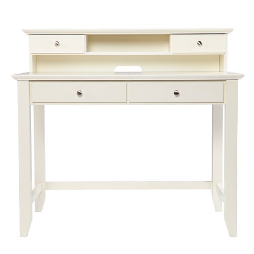 SEI - Barberry Secretary Desk w/ Storage - White finish