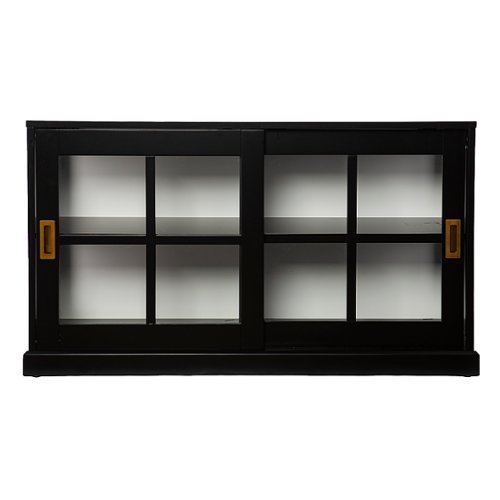 Southern Enterprises - SEI Byward Curio Cabinet - Black and white finish