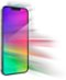 ZAGG - InvisibleShield Glass+ Defense Elite VisionGuard Blue Light Filtering Screen Protector for Apple iPhone 13/13 Pro - Clear-Angle_Standard