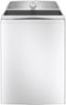 GE Profile - 4.9 Cu. Ft. High Efficiency Smart Top Load Washer with Smarter Wash Technology, Easier Reach & Microban Technology - White-Front_Standard