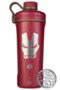 BlenderBottle - Marvel Series Radian 26 oz. Double Vacuum Insulated Stainless Steel Water Bottle/Shaker Cup - Matte Maroon-Angle_Standard