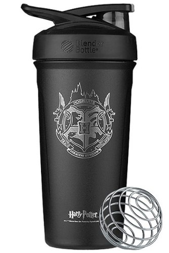 BlenderBottle - Harry Potter Series Strada 24 oz. Insulated Stainless Steel Water Bottle/Shaker Cup - Black