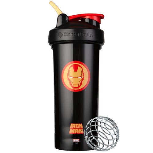 BlenderBottle - Marvel Series Pro28 28 oz. Water Bottle/Shaker Cup - Black
