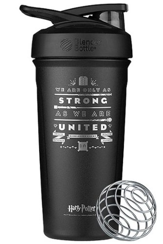 BlenderBottle - Harry Potter Series Strada 24 oz. Insulated Stainless Steel Water Bottle/Shaker Cup - Black