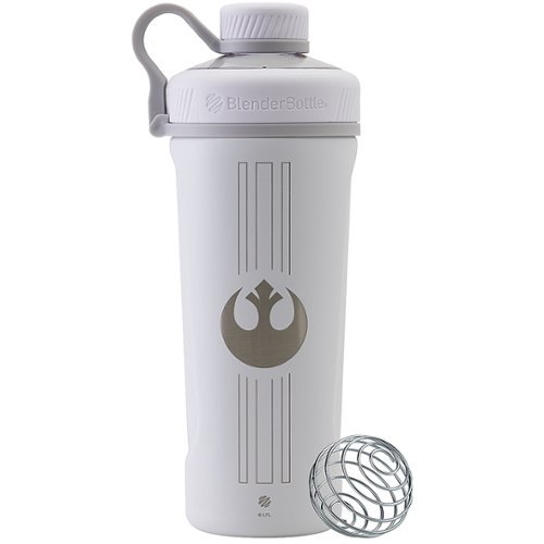 BlenderBottle - Star Wars Series Radian 26 oz. Double Vacuum Insulated Stainless Steel Water Bottle/Shaker Cup - Matte White