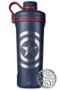 BlenderBottle - Marvel Series Radian 26 oz. Double Vacuum Insulated Stainless Steel Water Bottle/Shaker Cup - Matte Blue-Angle_Standard