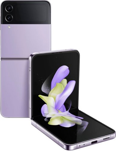 Samsung - Galaxy Z Flip4 128GB - Bora Purple (T-Mobile)-Front_Standard 