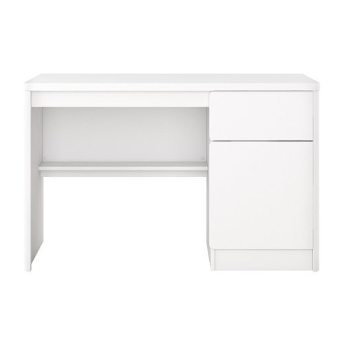 CorLiving Kingston Classic Desk with Cabinet - White