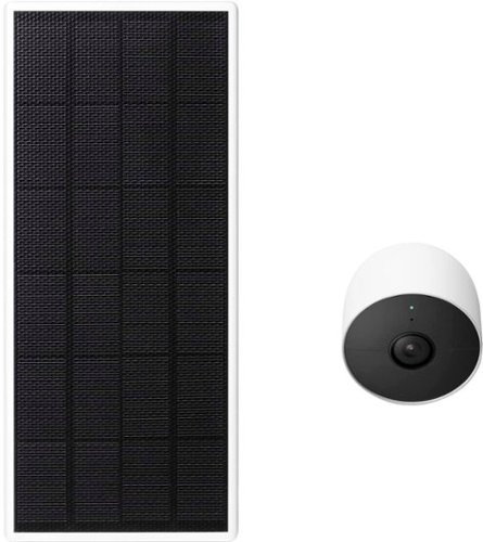 Wasserstein Solar Panel for Google Nest Cam (Battery) - White WORLDWIDE DELIVERY