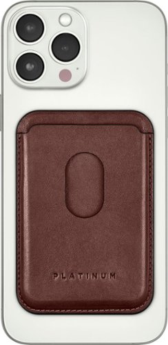 Platinum™ - Horween Leather RFID Wallet for iPhone Series 14, iPhone Series 13 and iPhone Series 12 - Bourbon