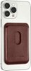 Platinum™ - Horween Leather RFID Wallet for iPhone Series 15, Series 14, iPhone Series 13 and iPhone Series 13 - Bourbon-Angle_Standard