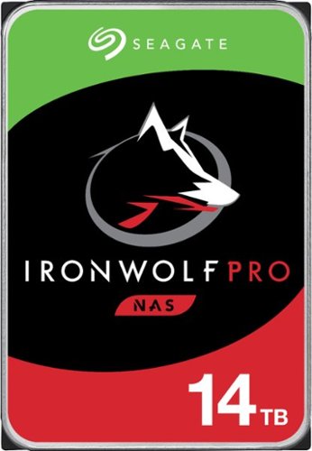 Seagate - IronWolf Pro 14TB Internal SATA NAS Hard Drive with Rescue Data Recovery Services