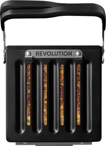 Revolution Cooking - Panini Press for Revolution InstaGLO Toasters - Black