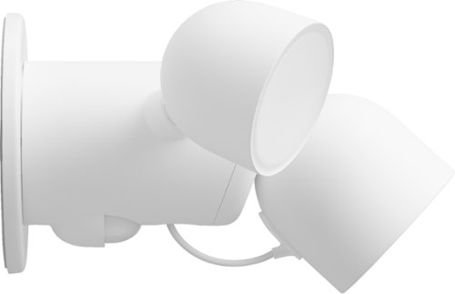 Google  Nest Cam with Floodlight - Outdoor or Wired - Smart Security Camera - Snow GLOBAL SHIPPING
