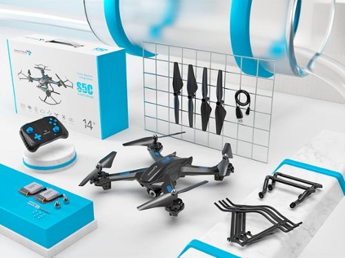Snaptain S5C PRO FPV Drone with FHD Camera and Remote Controller - Black GLOBAL SHIPPING
