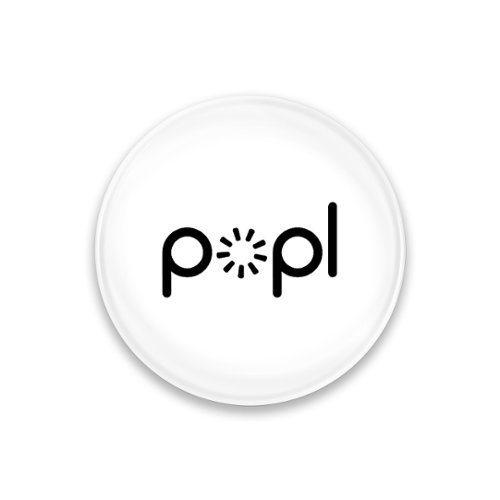 Popl - Phone Tag - White