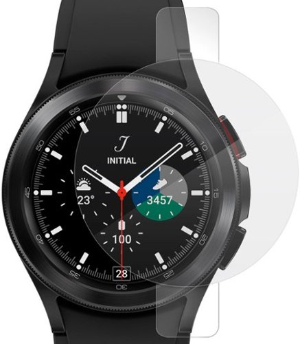 ZAGG - InvisibleShield GlassFusion+ Flexible Hybrid Screen Protector for Samsung Galaxy Watch4 Classic 42mm-Alt_View_Standard_14 